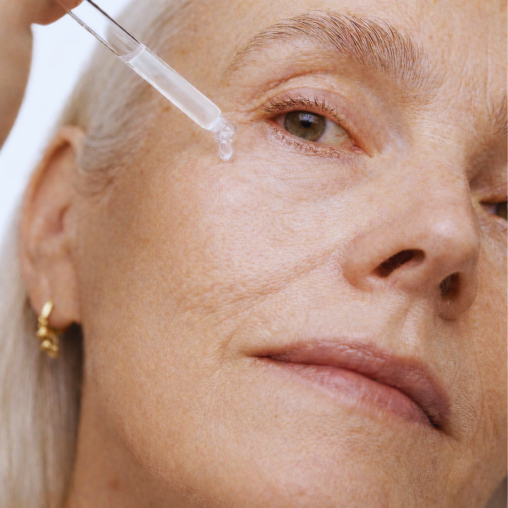 Fresh Face Roya Bio-Peptide lifting serum bottle for firming, wrinkle smoothing, and skin rejuvenation