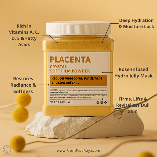 Placenta Crystal Soft Film Powder - Facial Jelly Mask