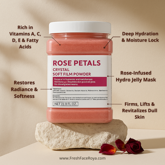 Rose Petals Crystal Soft Film Powder - Facial Jelly Mask