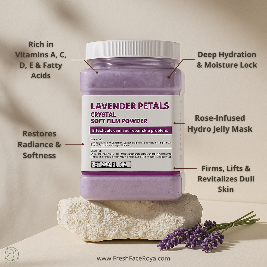 Lavender Petals Crystal Soft Film Powder - Facial Jelly Mask
