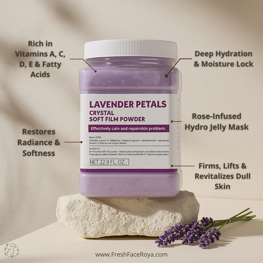 Lavender Petals Crystal Soft Film Powder - Facial Jelly Mask