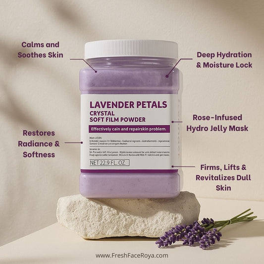 Lavender Petals Crystal Soft Film Powder - Facial Jelly Mask