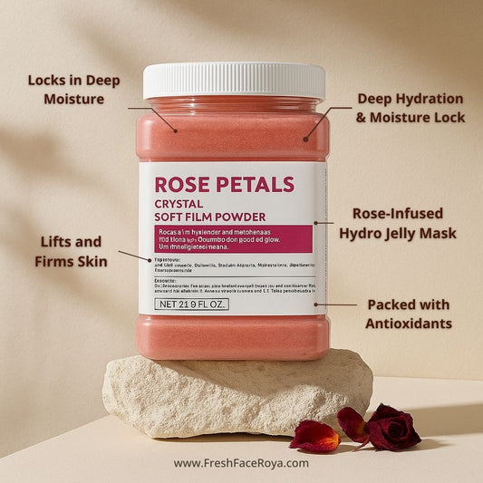 Rose Petals Crystal Soft Film Powder - Facial Jelly Mask